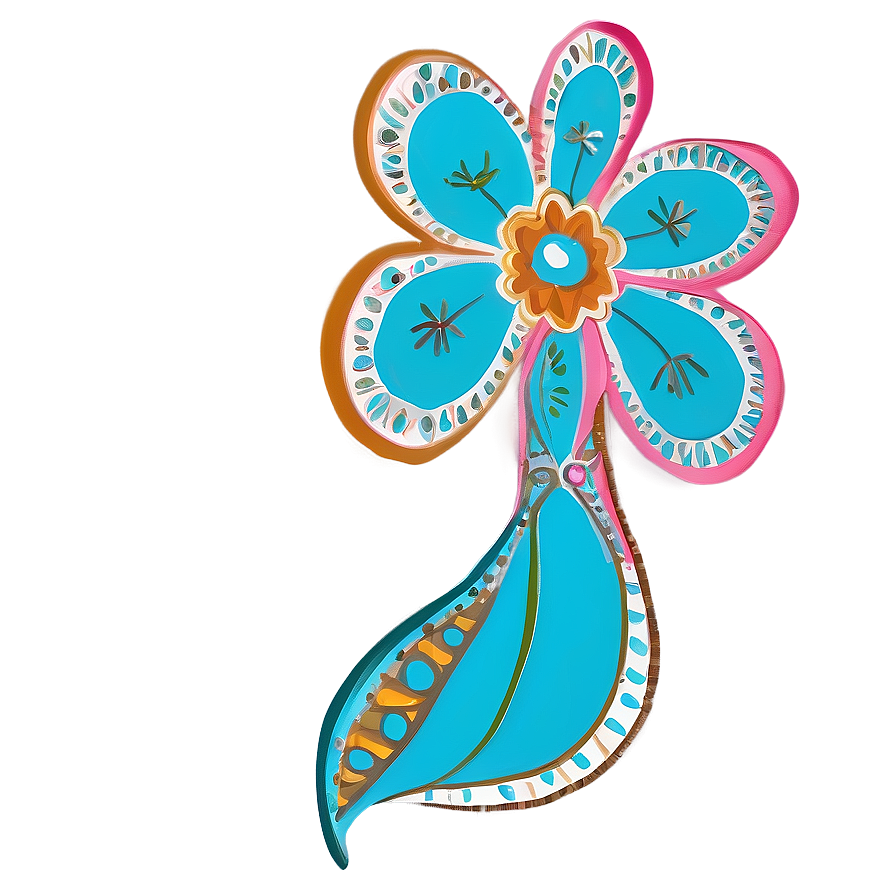 Whimsical Indie Flower Png Bvn PNG image