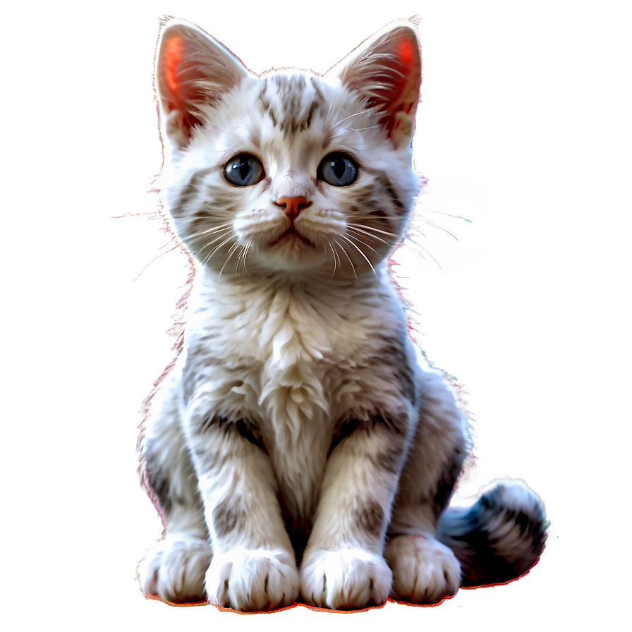 Whimsical Kitten Png 06242024 PNG image