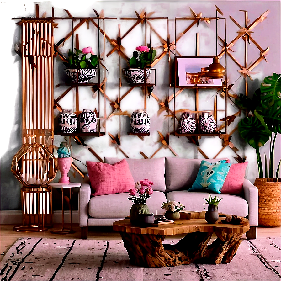 Whimsical Living Room Decor Png 89 PNG image