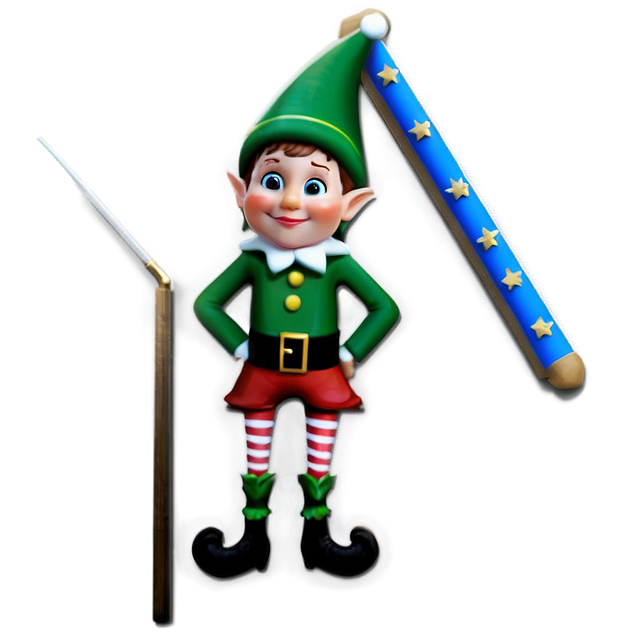 Whimsical Noel Elf Png 06292024 PNG image