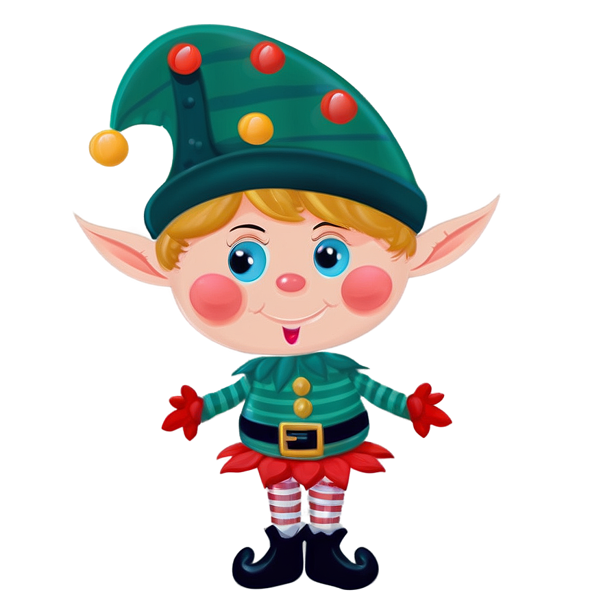 Whimsical Noel Elf Png Bcu PNG image