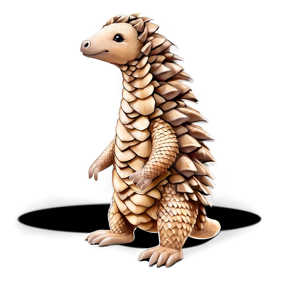 Whimsical Pangolin Story Png 64 PNG image