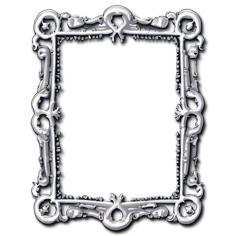 Whimsical Picture Frame Png 05042024 PNG image