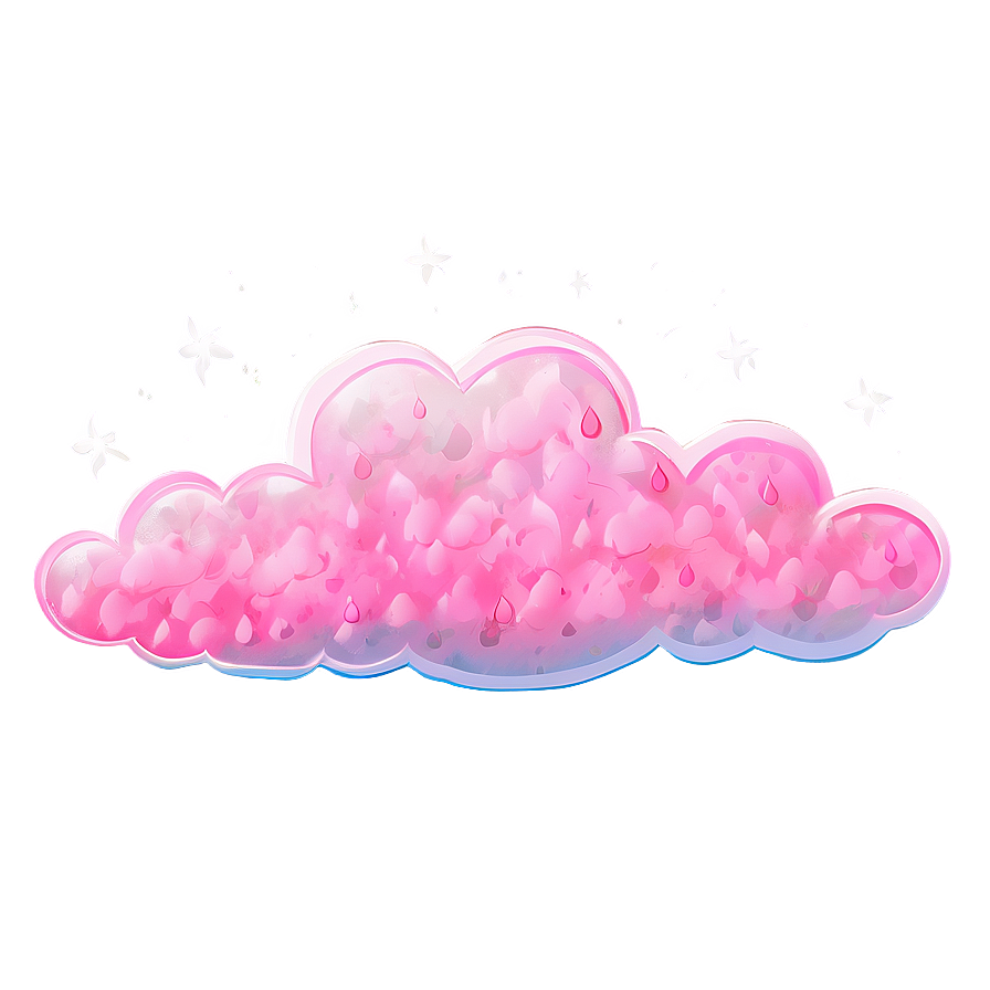 Whimsical Pink Clouds Png Owq PNG image