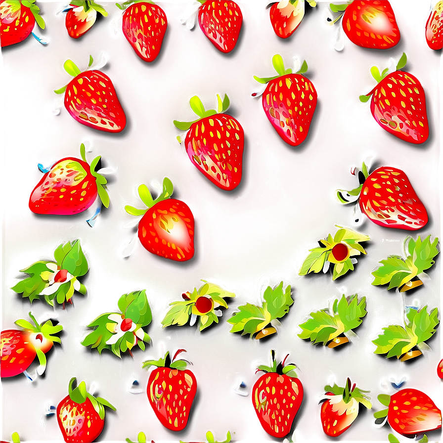 Whimsical Strawberry Png 59 PNG image