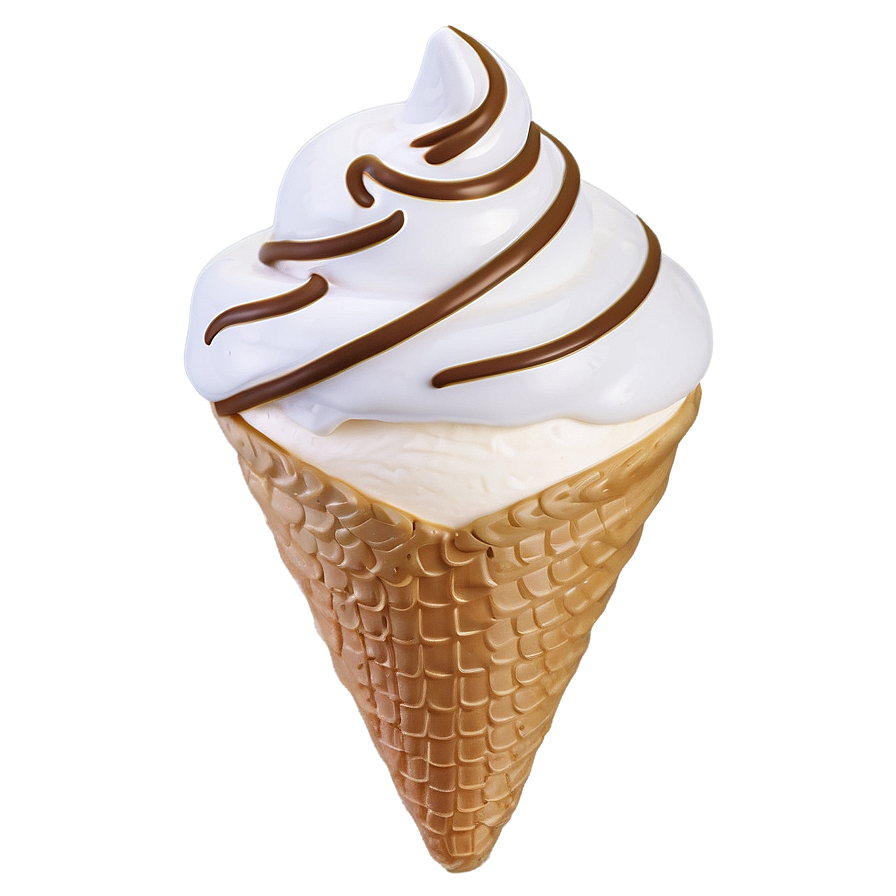 Whipped Cream Ice Cream Cone Png 05252024 PNG image
