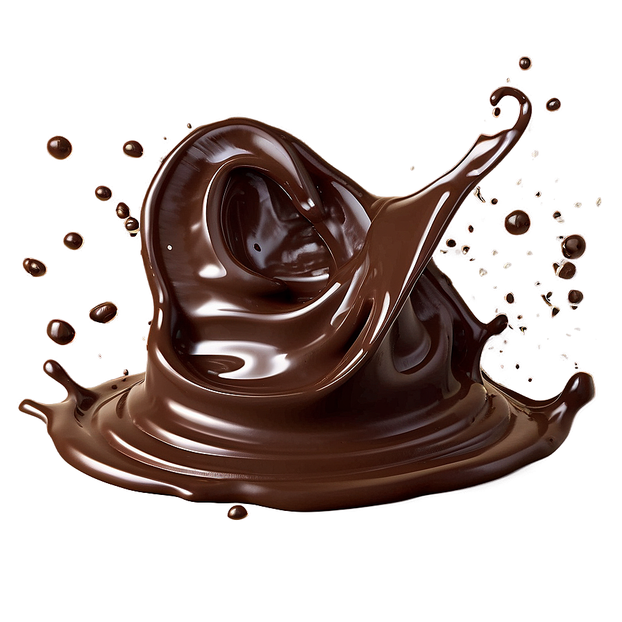 Whirling Chocolate Splash Png Tgs PNG image