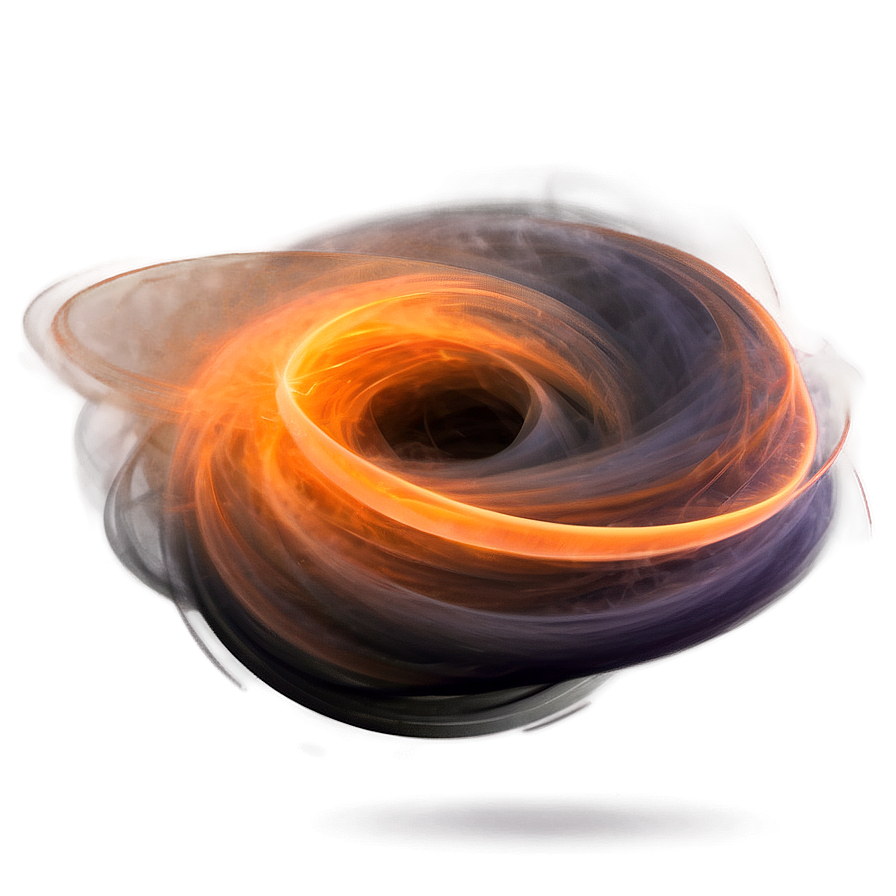 Whirling Orange Smoke Fantasy Png Udc PNG image