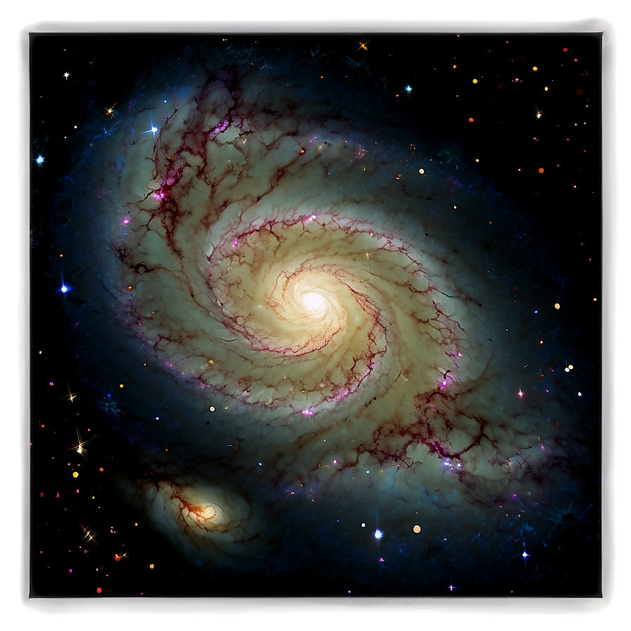 Whirlpool Galaxy Fantasy Png 06282024 PNG image