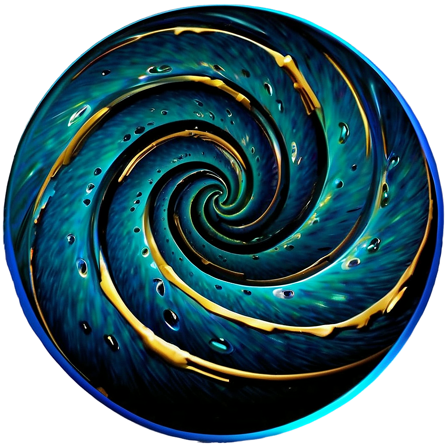 Whirlpool In Ocean Art Png Fgt PNG image