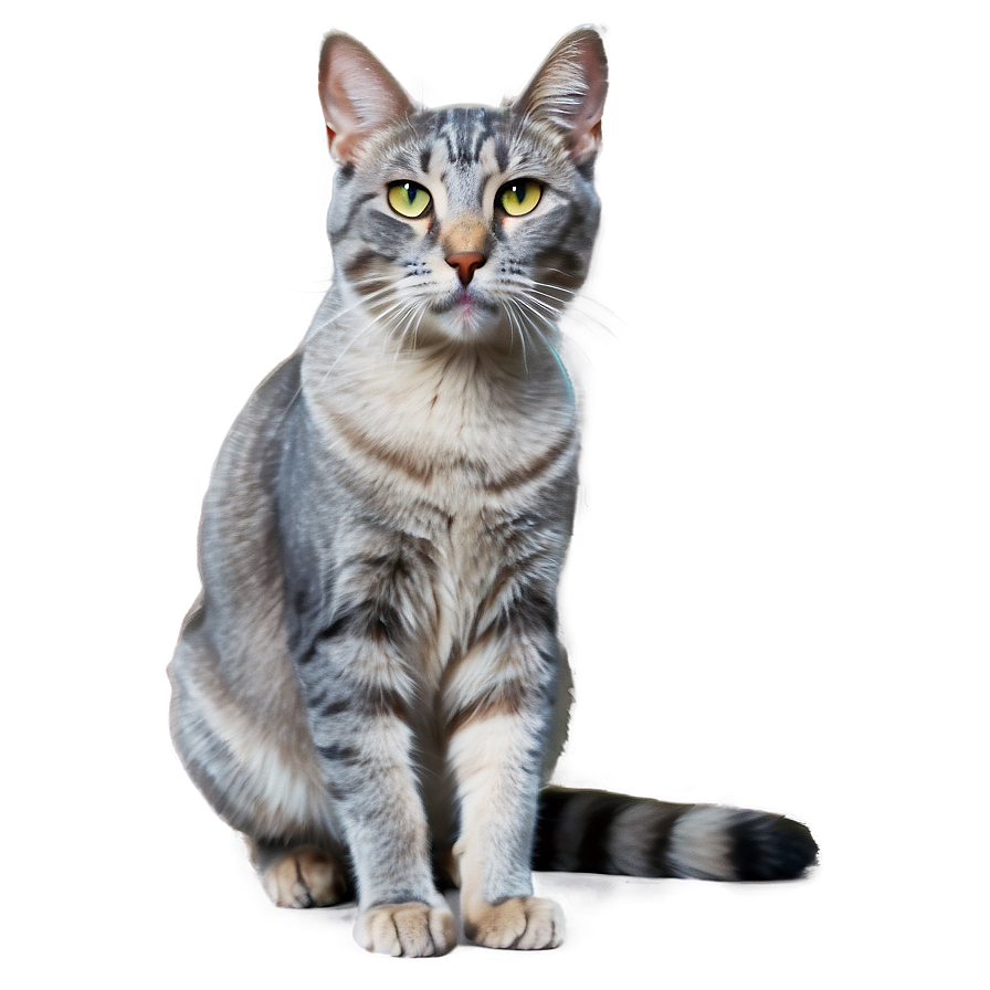 Whiskered Grey Cat Png Tkr PNG image