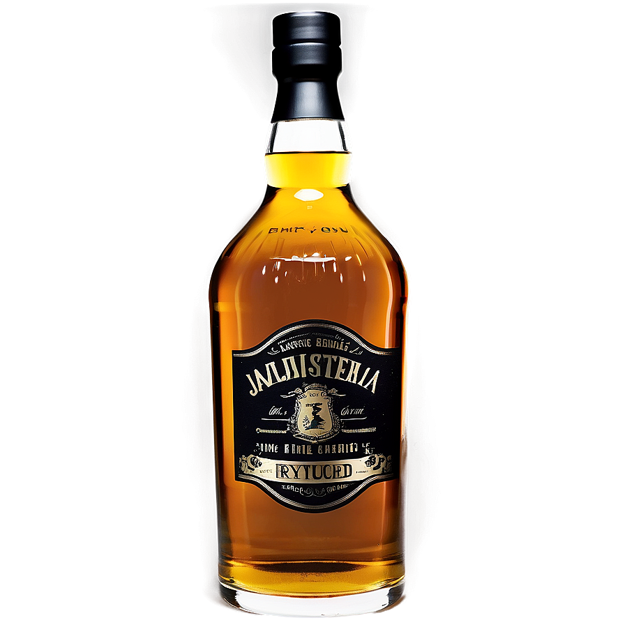 Whiskey Bottle Label Png 06212024 PNG image