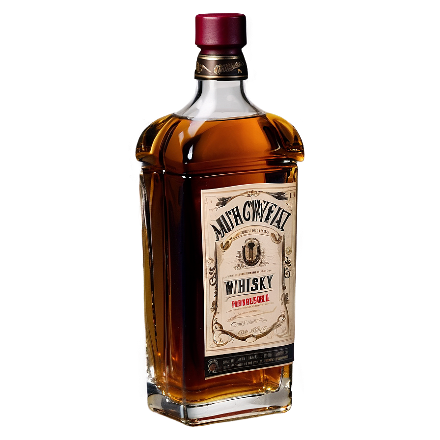 Whiskey Bottle No Background Png Qrt PNG image