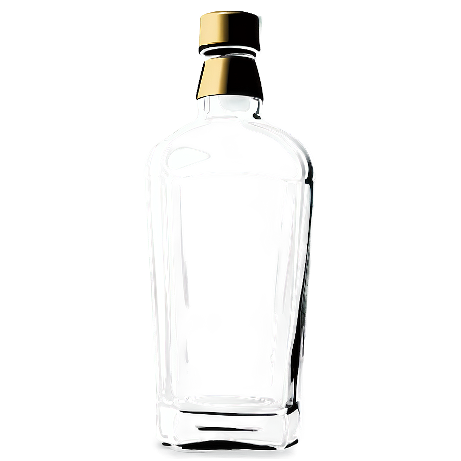 Whiskey Bottle Outline Png Pmi43 PNG image