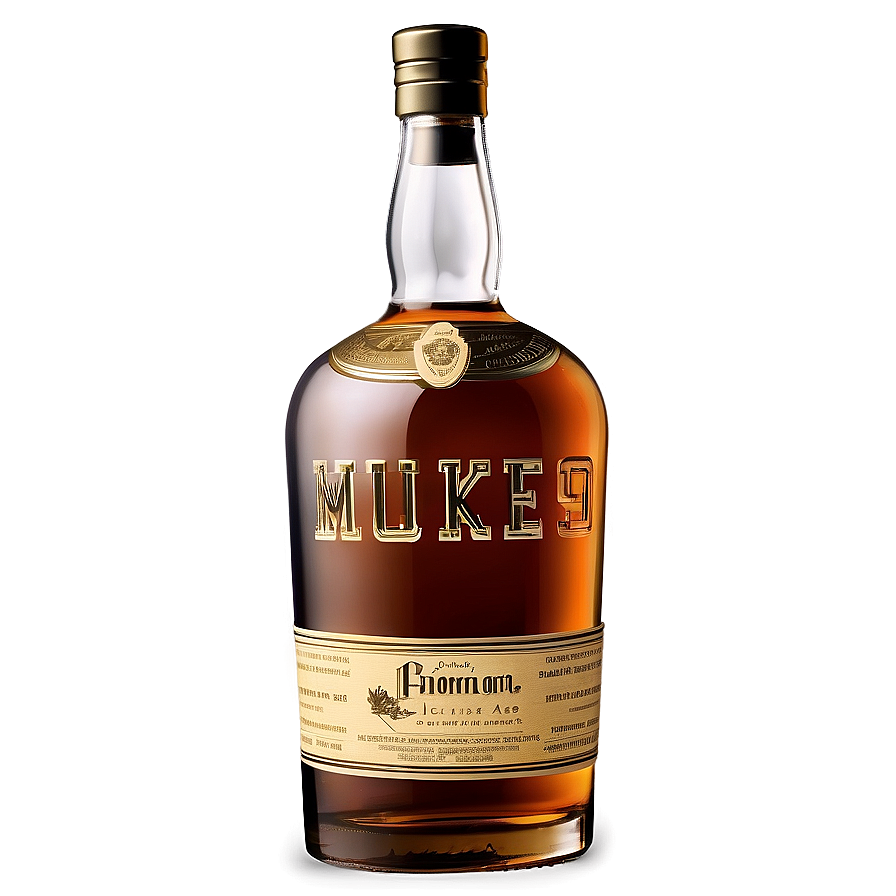 Whiskey Bottle Sketch Png Wcl56 PNG image