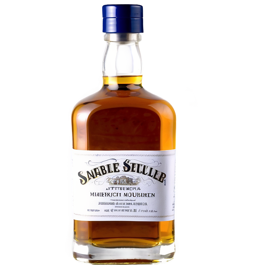 Whiskey Bottle With Label Png 06212024 PNG image