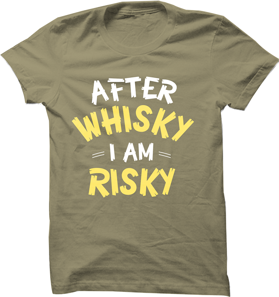 Whisky Humor T Shirt Design PNG image