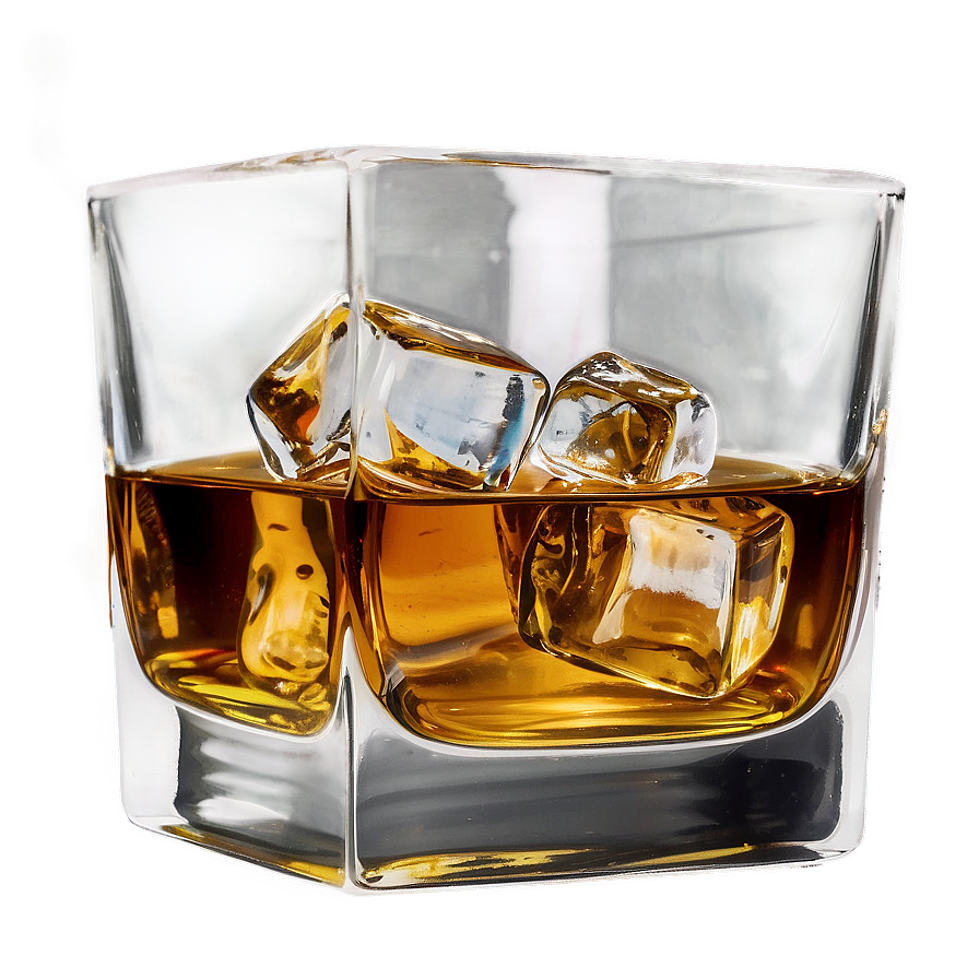 Whisky With Ice Cubes Png Xos PNG image