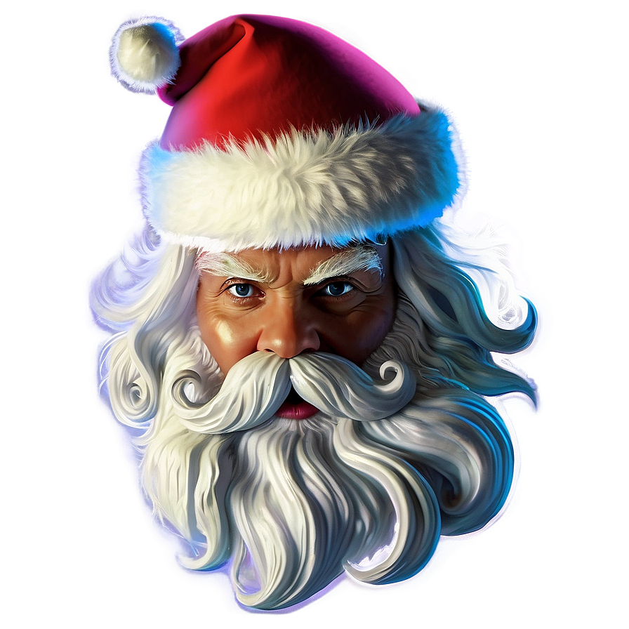 Whispering Santa Silhouette Png Dhg15 PNG image