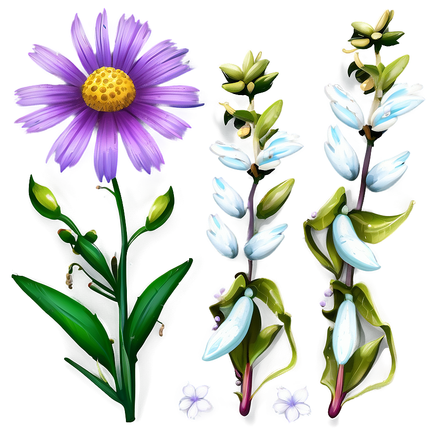 Whispering Wildflowers Png 06202024 PNG image