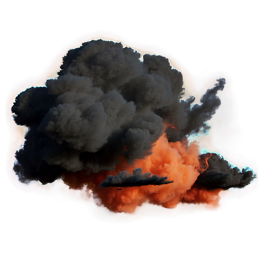 Whispery Orange Smoke Mirage Png 92 PNG image