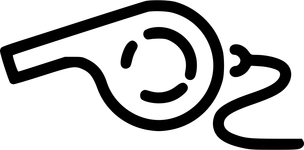 Whistle Outline Graphic PNG image