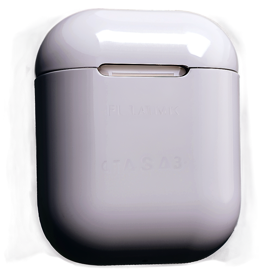 White Airpods Earphones Png Sjp PNG image