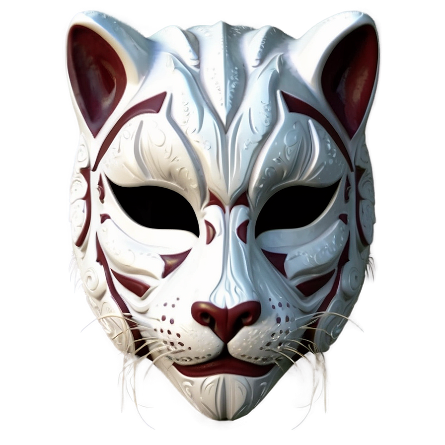 White Animal Mask Png Ylv36 PNG image