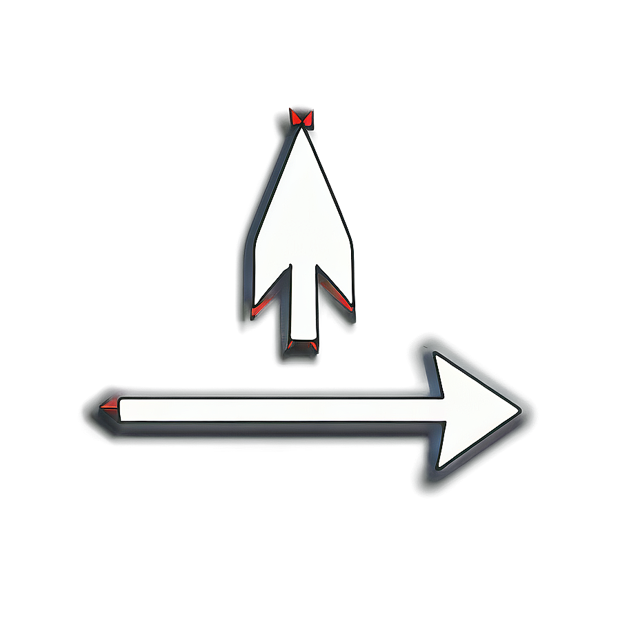 White Arrow Cursor Png 06272024 PNG image