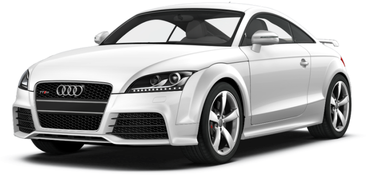 White Audi T T Coupe PNG image