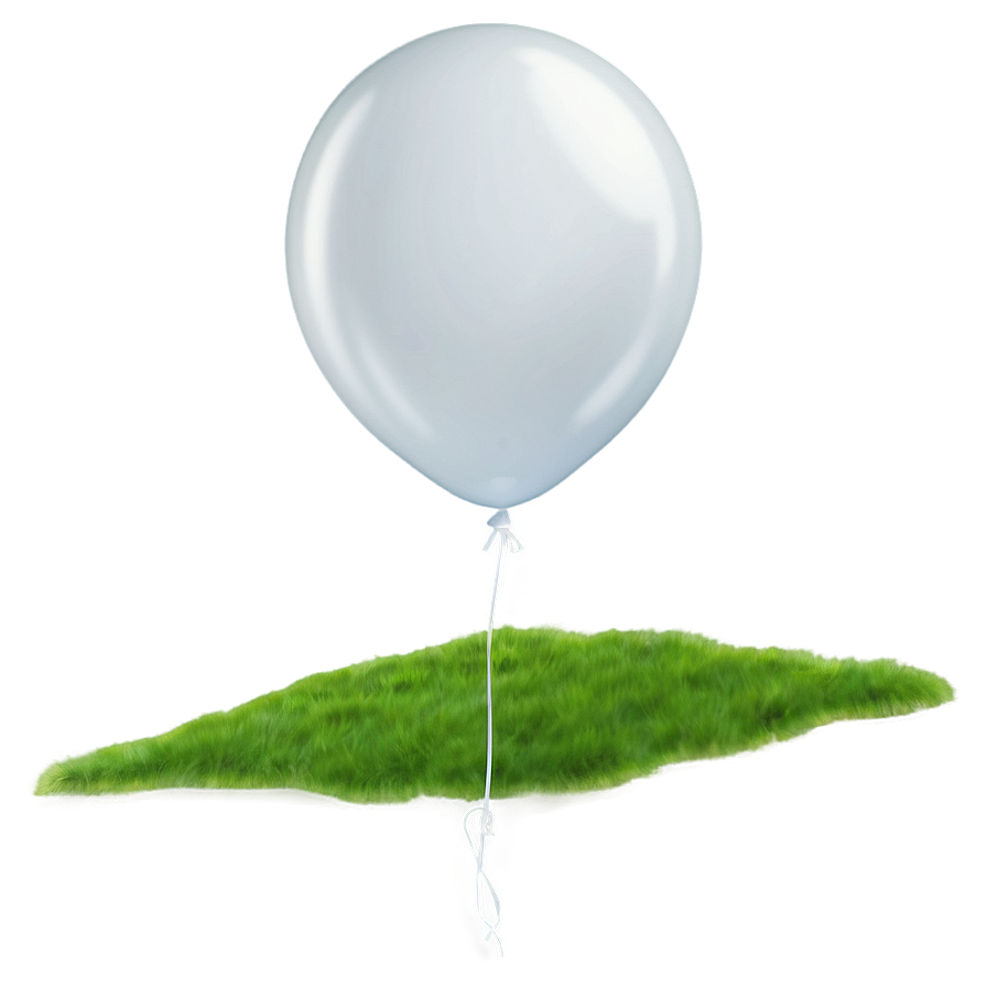 White Balloon For Design Png 06212024 PNG image