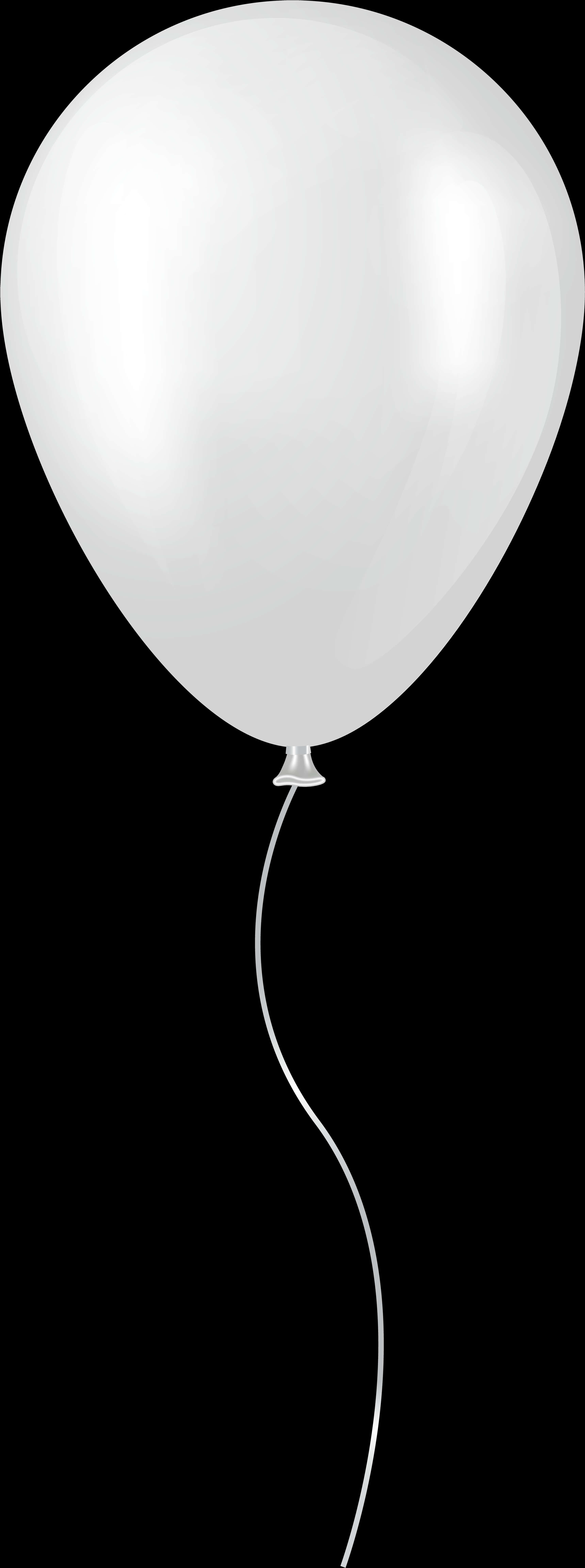 White Balloon Transparent Background.png PNG image
