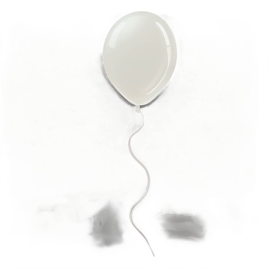 White Balloon Vector Png Plu2 PNG image