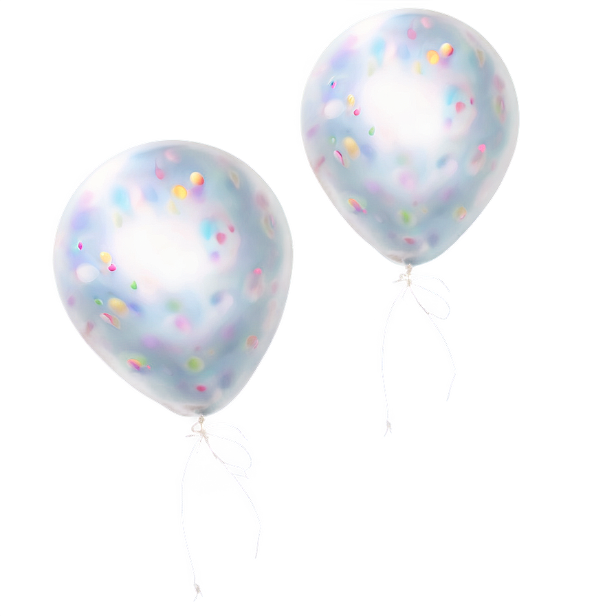 White Balloons In Sky Png 40 PNG image