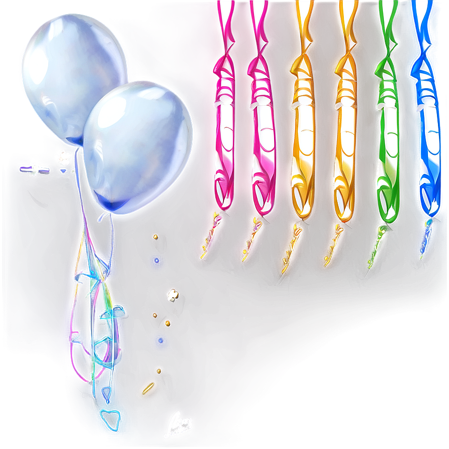 White Balloons Png Eds PNG image