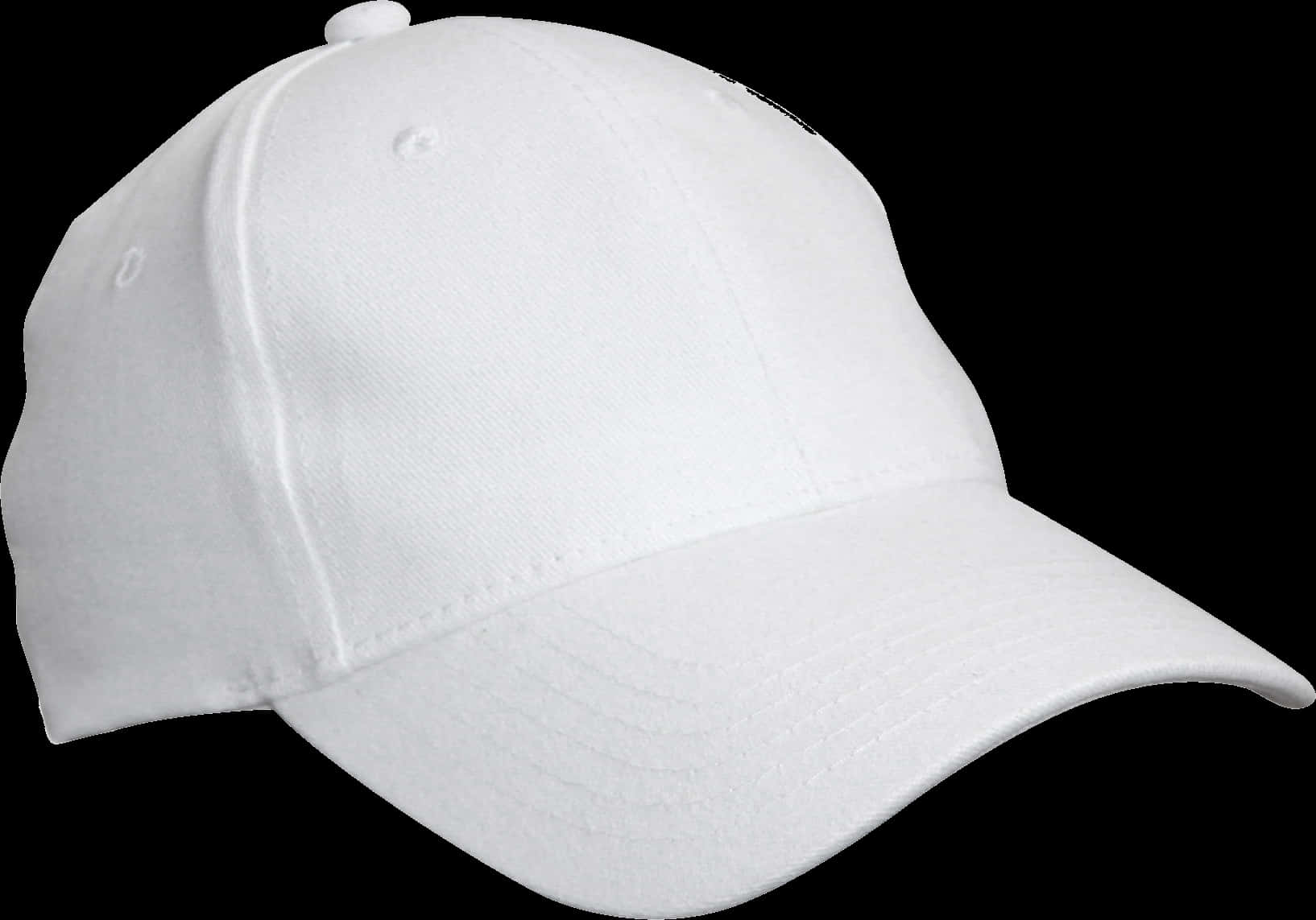 White Baseball Cap Isolated PNG image