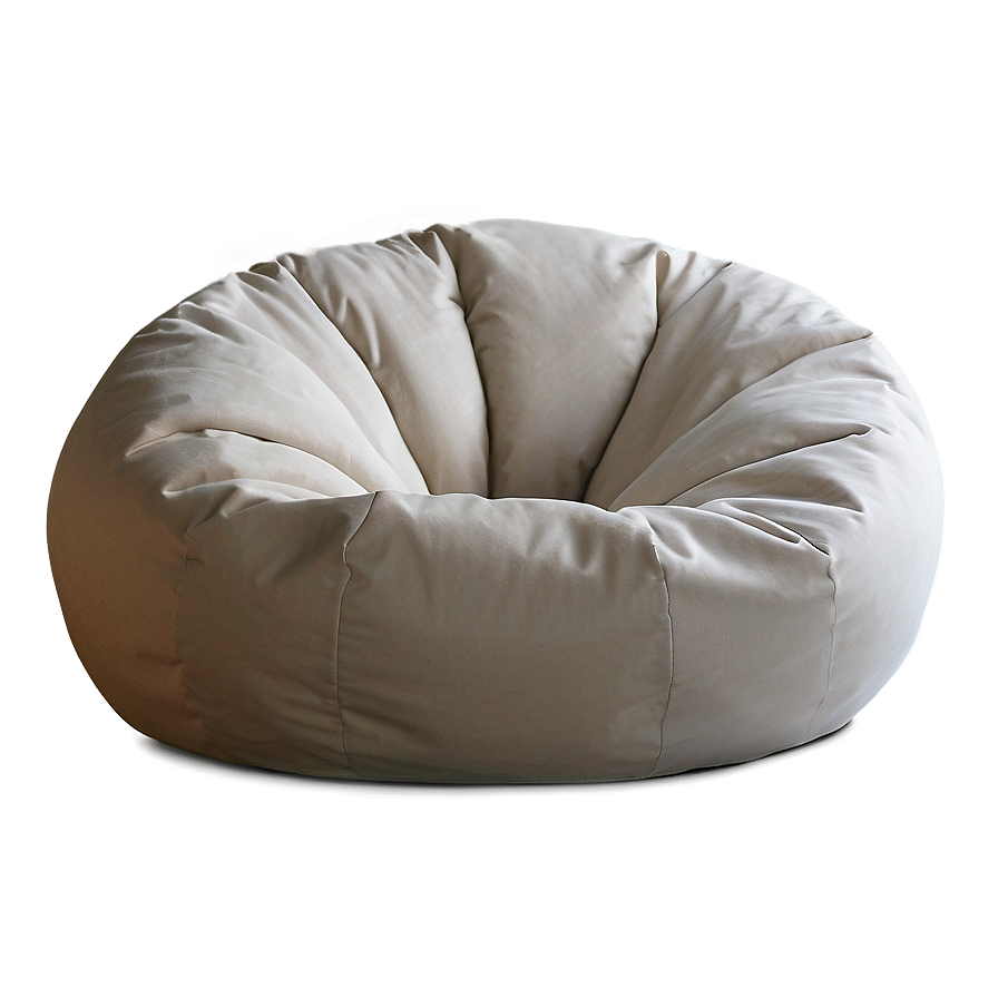 White Bean Bag Chair Png Iaq PNG image