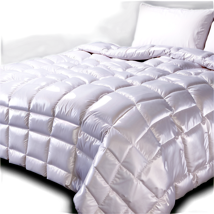 White Blanket For Bed Png Hpy PNG image