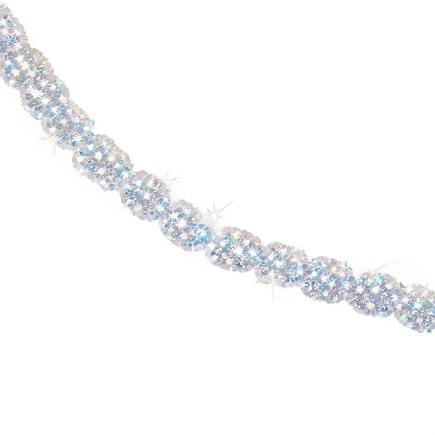 White Border With Glitters Png Inv54 PNG image