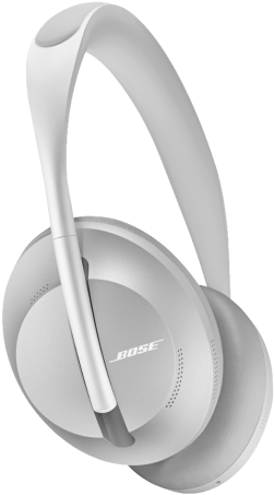 White Bose Over Ear Headphones PNG image