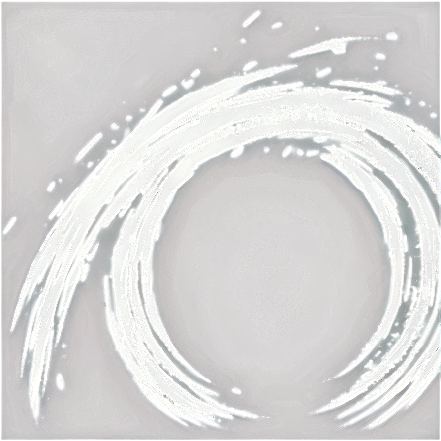 White Brush Stroke Circle Png Ysg76 PNG image