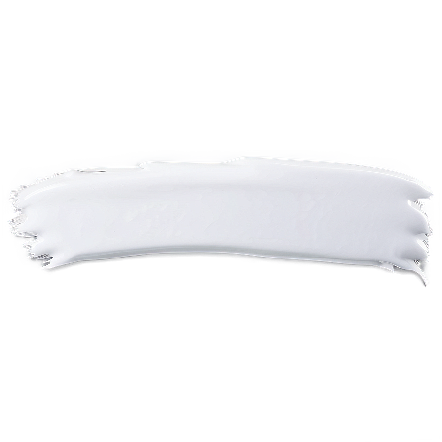 White Brush Stroke D PNG image