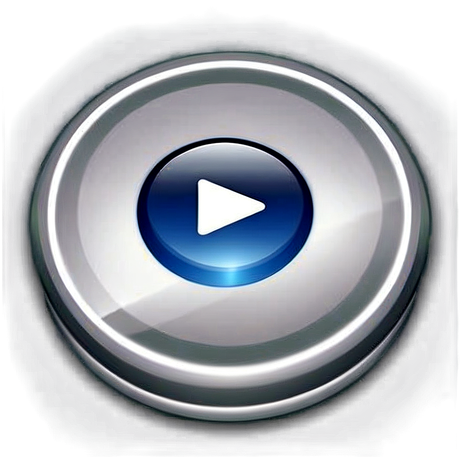 White Button For Apps Png 06272024 PNG image