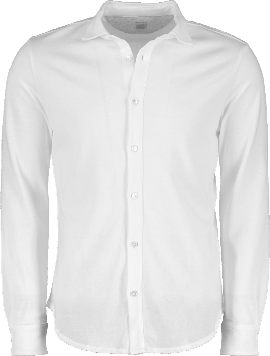 White Button Up Dress Shirt PNG image