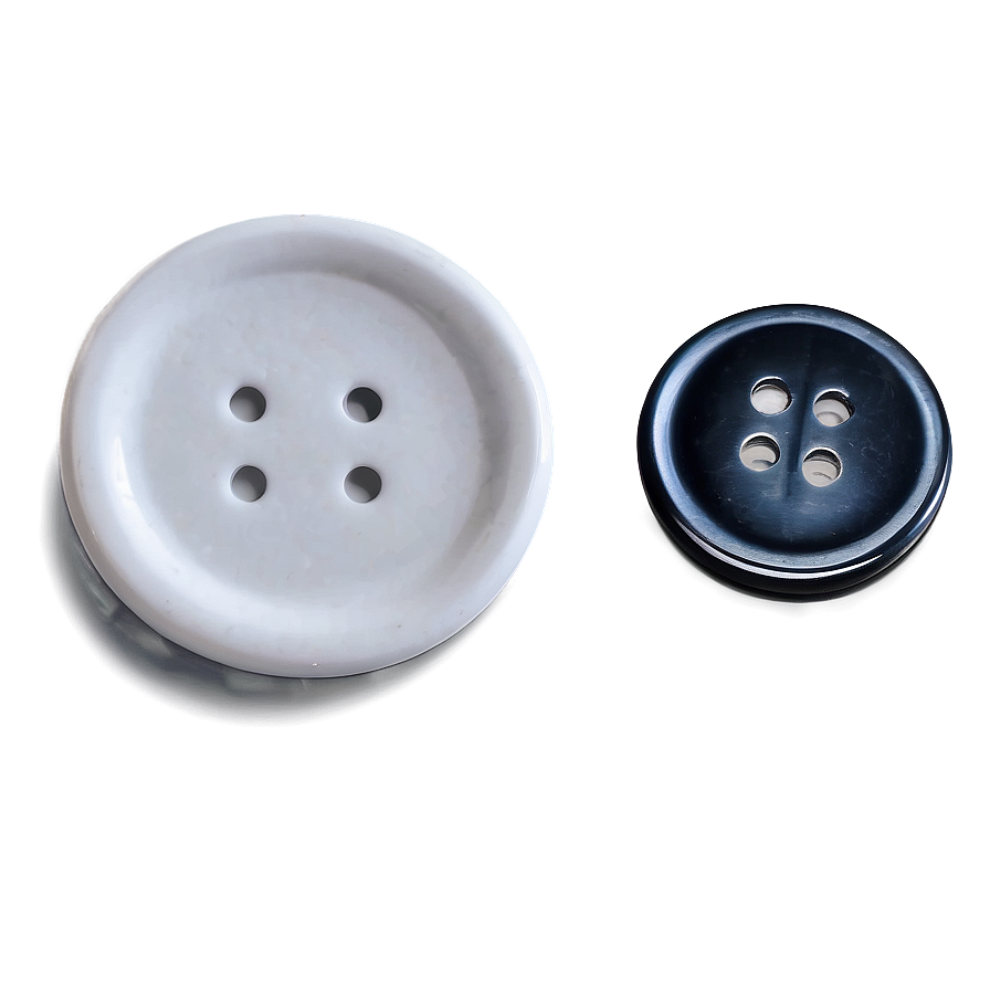 White Button With Shadow Png 06272024 PNG image