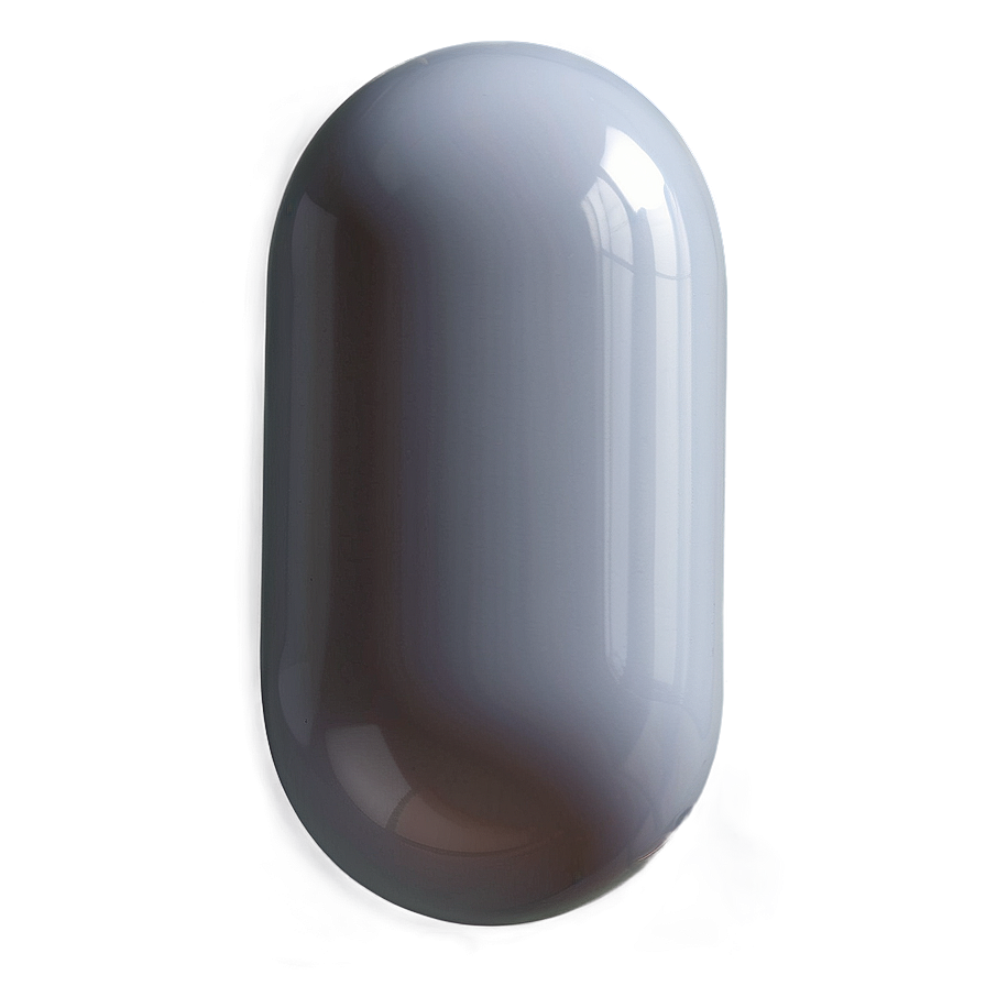 White Capsule 3d Model Png 25 PNG image