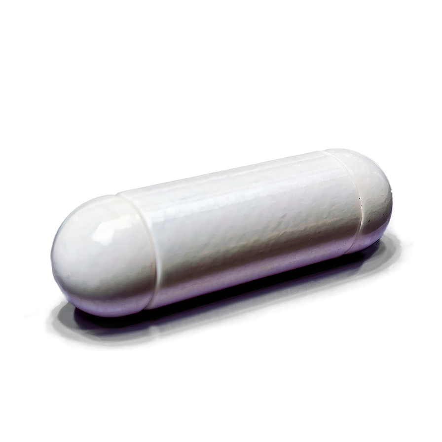 White Capsule On White Background Png Inp PNG image