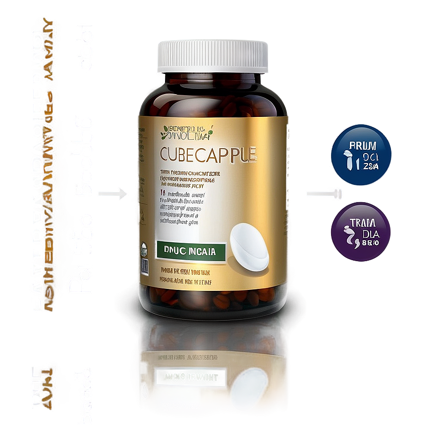 White Capsule Supplement Png 06282024 PNG image