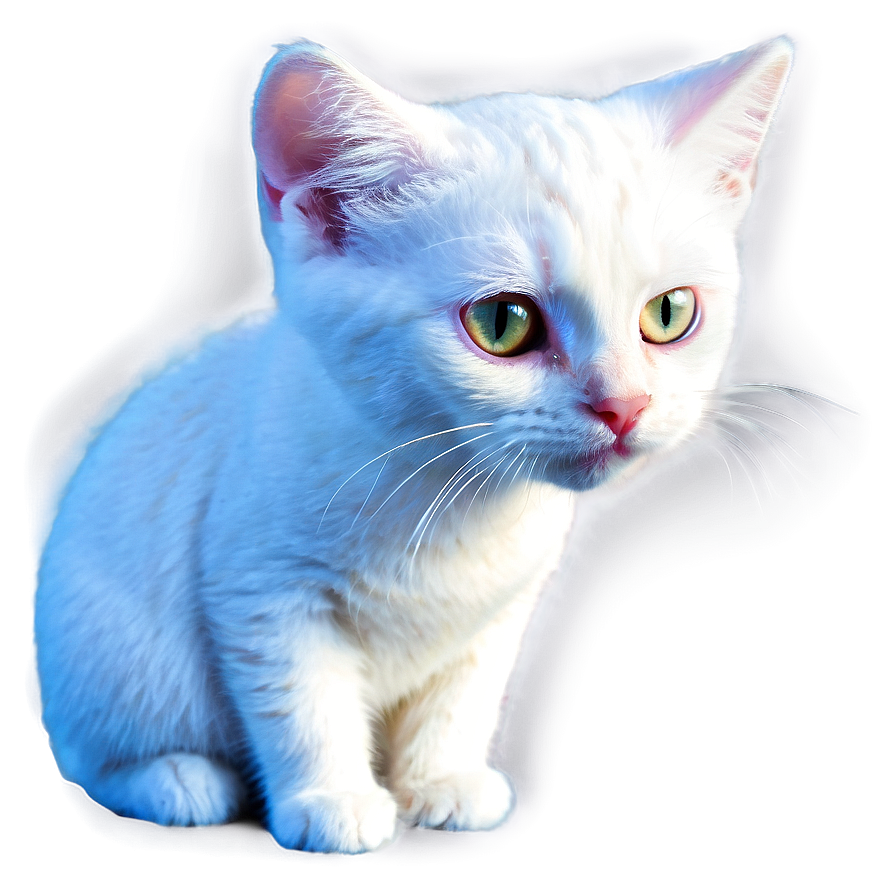 White Cat Clipart Png 25 PNG image