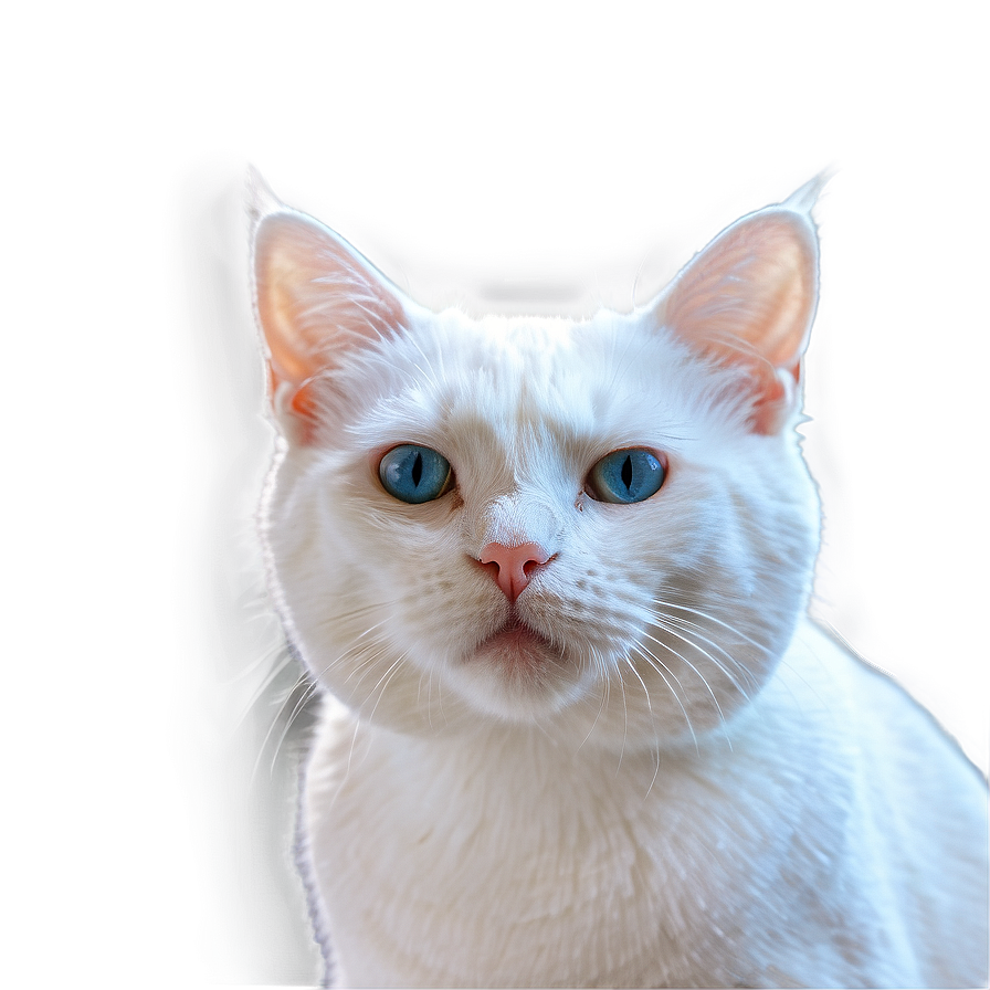 White Cat Filter Png Yby PNG image